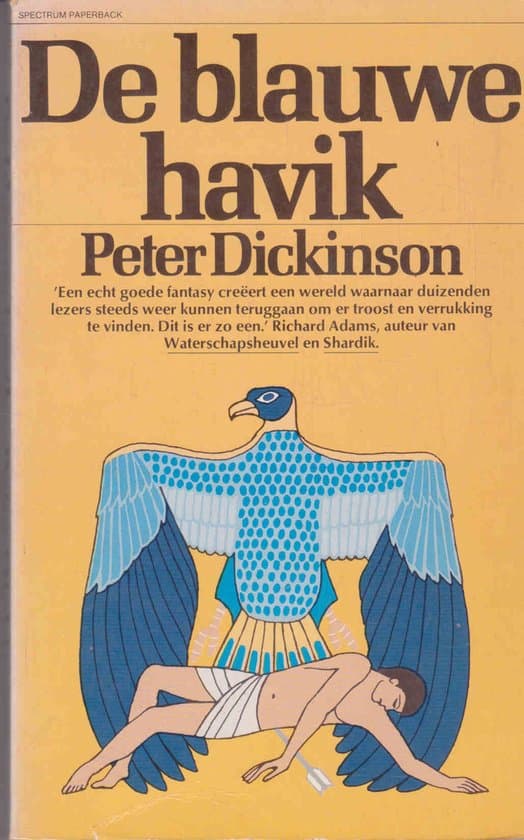 Omslag van De Blauwe Havik