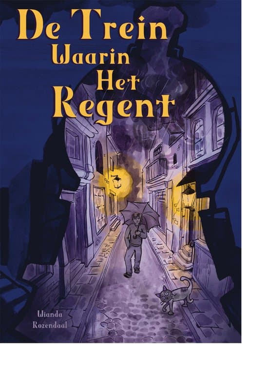 Omslag van De trein waarin het regent
