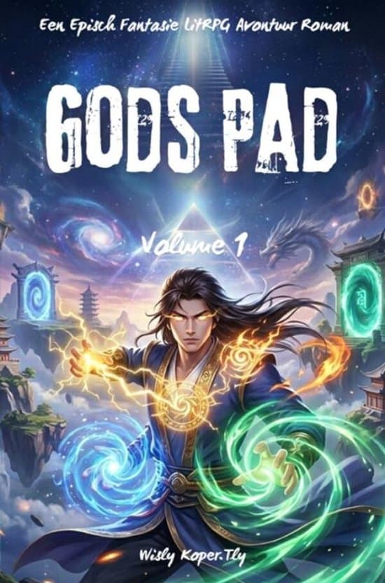 Omslag van Gods Pad:Een Episch Fantasie LitRPG Avontuur Roman(Volume 1)