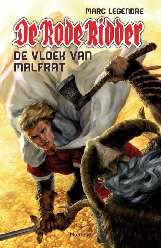 Omslag van De Rode Ridder - De vloek van Malfrat
