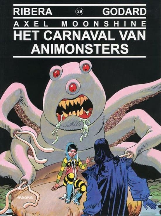 Omslag van Axel moonshine 29. het carnaval van animonsters