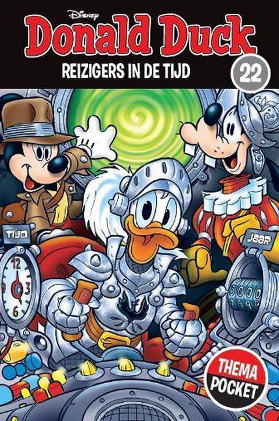 Omslag van Donald Duck Themapocket 22 - Reizigers in de tijd