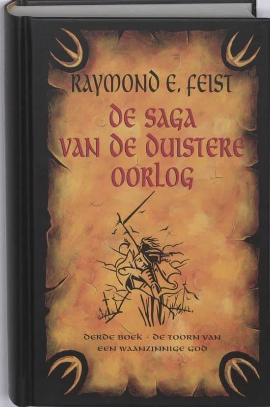 Omslag van De saga van de duistere oorlog 3 - De toorn van een waanzinnige God