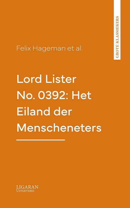 Omslag van Lord Lister No. 0392: Het Eiland der Menscheneters