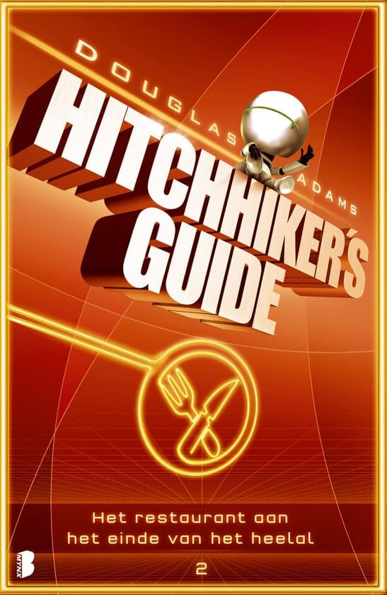 Omslag van Hitchhiker's guide 2 - Het restaurant aan het einde van het heelal