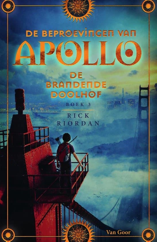 Omslag van De beproevingen van Apollo 3 - De brandende Doolhof