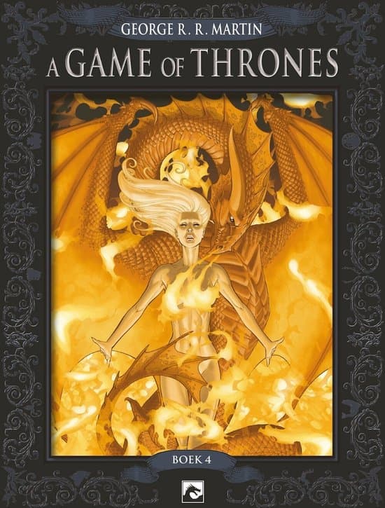 Omslag van A game of thrones boek 4