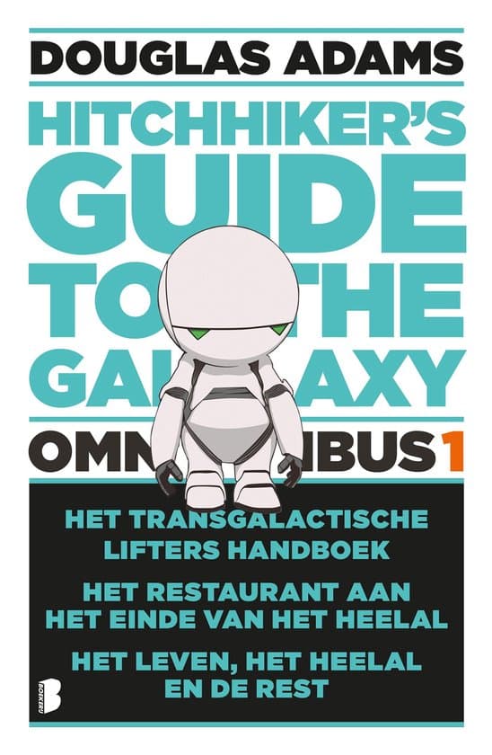 Omslag van Hitchhiker's guide - The hitchhiker's Guide to the Galaxy - omnibus 1