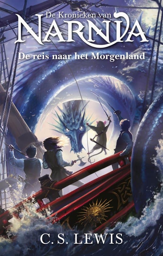 Omslag van De kronieken van Narnia 5 - De reis naar het Morgenland
