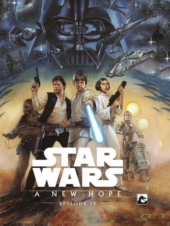 Omslag van Star Wars  -  A new hope Episode IV