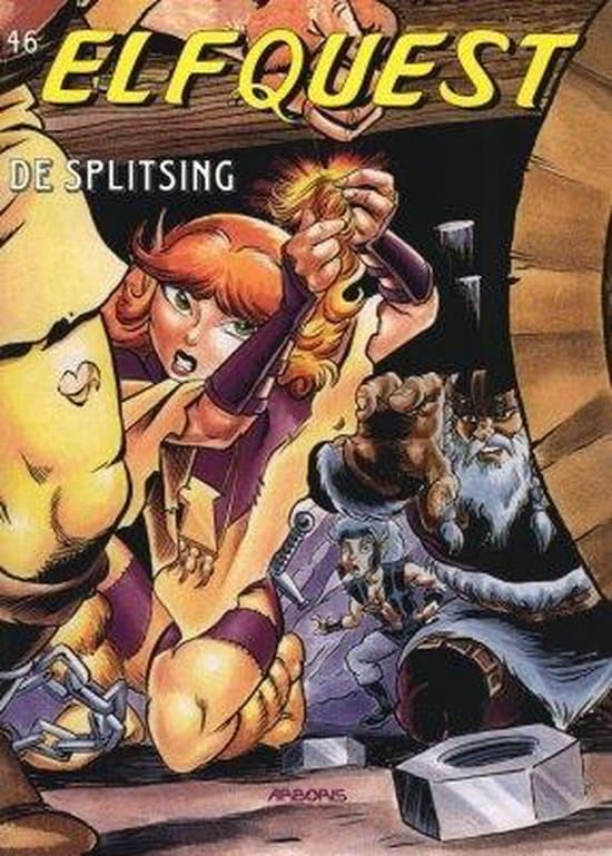 Omslag van Elfquest 46. de splitsing