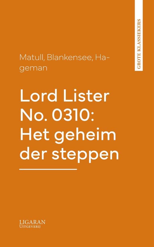 Omslag van Lord Lister No. 0310: Het geheim der steppen