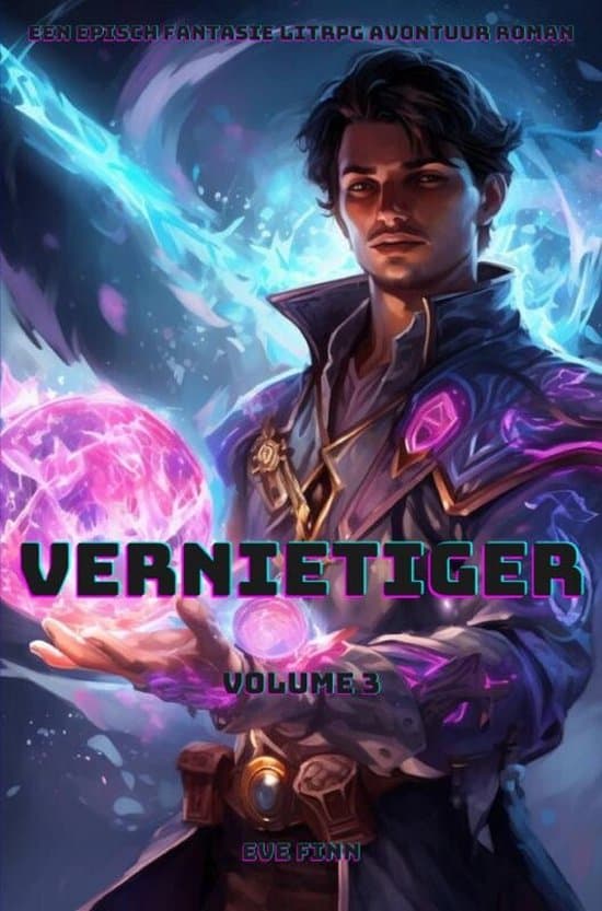 Omslag van Vernietiger:Een Episch Fantasie LitRPG Avontuur Roman(Volume 3)