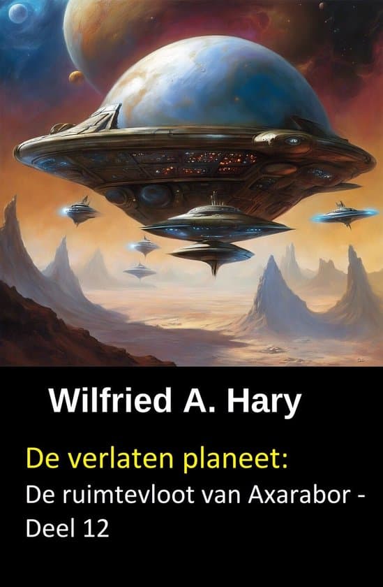 Omslag van De verlaten planeet: De ruimtevloot van Axarabor - Deel 12