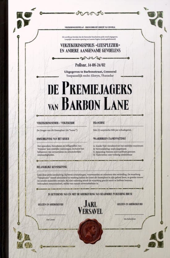 Omslag van De premiejagers van Barbon Lane