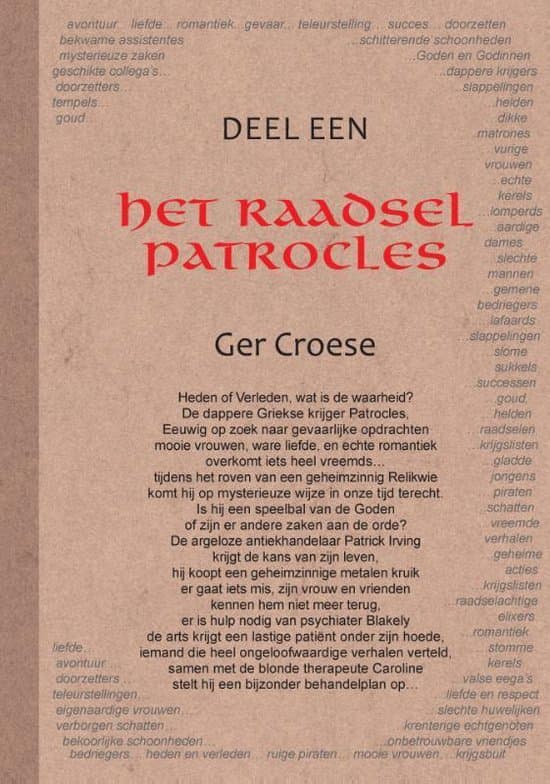 Omslag van Het raadsel van patrocles 1