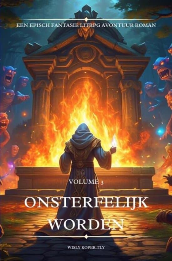 Omslag van Onsterfelijk worden:Een Episch Fantasie LitRPG Avontuur Roman(Volume 3)